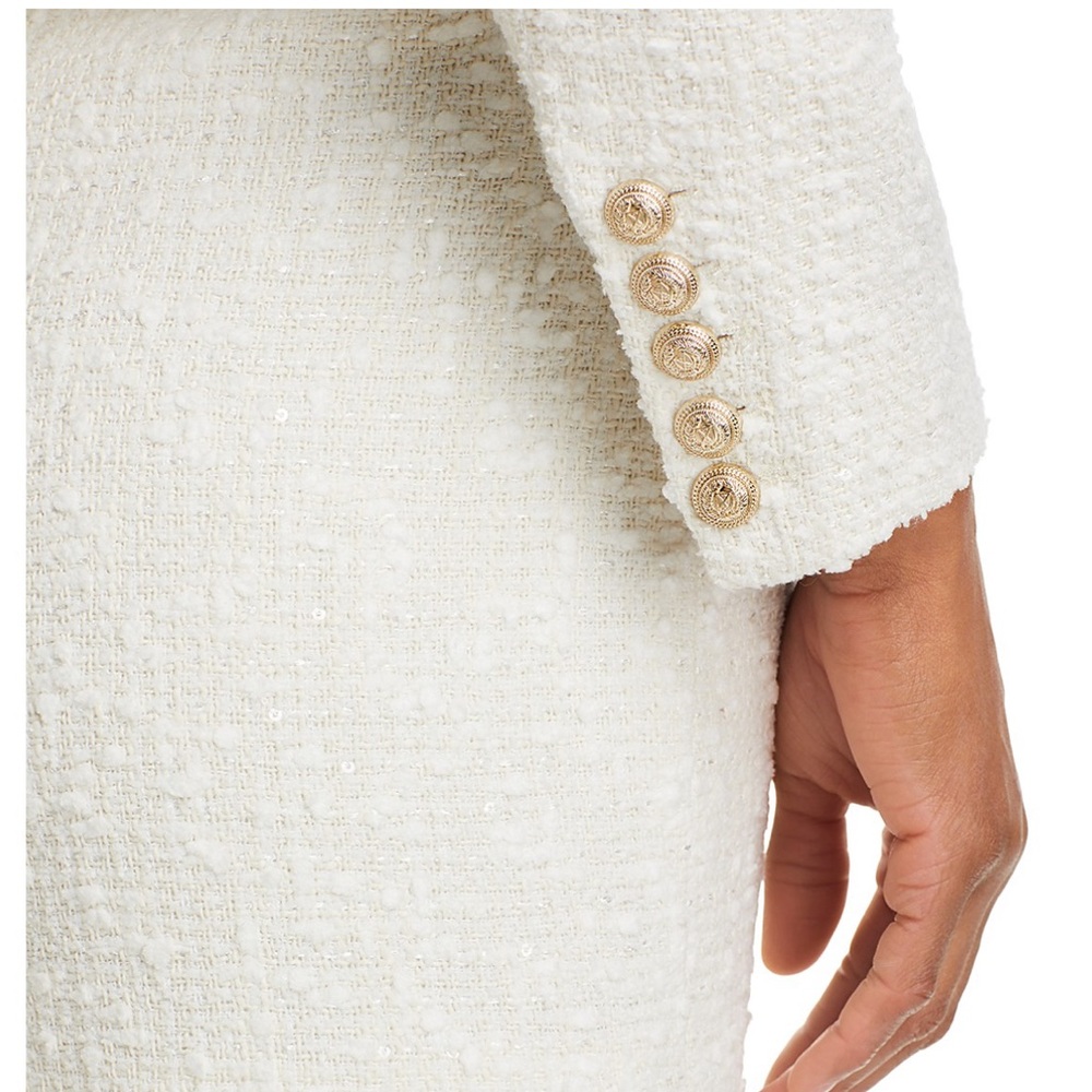 Generation Love White Tweed Blazer - Picture 3 of 8